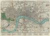 1792 Sayer Pocket Map of London, England