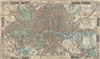 1863 James Wyld Pocket Map of London, England