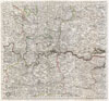 1773 Kitchin Map of the Country 30 Miles around London, England