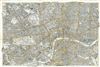 1884 Bacon Map of Central London (on silk)