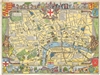 1955 Bartholomew Children's Pictorial Map of London