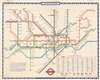 1972 Paul E. Garbutt Station Size Map of the London Underground