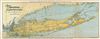 1911 Long Island Railroad Map of Long Island