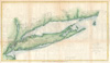 1873 U.S. Coast Survey Chart or Map of Long Island, New York