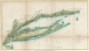 1851 U.S. Coast Survey Chart or Map of Long Island, New York