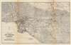 Automobile road map of Los Angeles and vicinity, California. - Main View Thumbnail