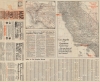 Map of Los Angeles City, also a District Map showing Automobile Roads, etc. - and a Map of the 1915 Exposition Trail / Map of Los Angeles, the Shoe String Strip and the Los Angeles Harbor. - Alternate View 2 Thumbnail