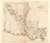 1814 Carey Map of Louisiana