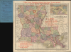 1903 Kenyon Promotional Pocket Map of Louisiana