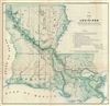 1855 Public Survey Map of Louisiana