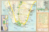 1995 Mapeasy Pictorial Map of Lower Manhattan, New York City