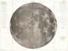 1961 U.S.G.S. Lunar Ray Map of the Moon (wall map) - landmark Lunar map!