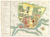 1749 Bellin Map of Lopburi (Louvo), Thailand
