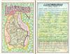 1939 Award Winning Raggio Manuscript Map of Luxembourg