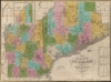 1845 Brown and Parsons Map of Maine, New Hampshire, and Vermont
