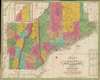 Map of Maine, New Hampshire and Vermont, Compiled From The Latest Authorities. - Main View Thumbnail