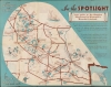 1940 Lacher Pictorial Tourist Map of Central Minnesota - 'The Spotlight Region'