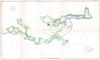 1857 U.S.C.S. Map of the Louisiana & Mississippi Coast around New Orleans