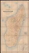 1895 Laillet and Suberbie Map of Madagascar