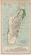 1879 Johnston Map of Madagascar