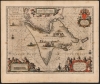 1647 Jansson Map of Tierra Del Fuego