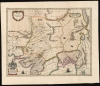 1640 Blaeu Map of Northern India, Nepal, and Pakistan