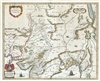1640 Blaeu Map of Northern India or the Mogul Empire