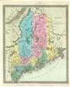 1835 Burr Map of Maine