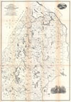 1881 Thomas Sedgwick Steele Map of Maine
