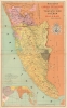 1892 Roux Chromolithograph Map of Missions in Malabar, India