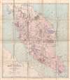 1913 Stanford Map of the Malay Peninsula (with manuscript Tin Region)