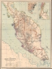 1898 Cuylenburg / Stanford Map of Malaya Peninsula:  Malaysia, Singapore, Siam