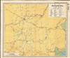 1933 Postal Atlas of China Map of Central Manchuria, Manchukuo