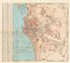1945 U.S. Army Forces, Pacific City Plan or Map of Manila, Philippines
