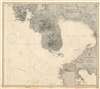 1944 U.S. Coast and Geodetic Survey Nautical Chart of Manila Bay, Philippines