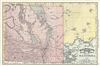 1892 Rand McNally Map of Manitoba, Canada