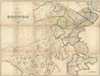 1872 Sampson and Davenport Map or Plan of Boston, Massachusetts