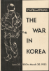 1953 Pacific Stars and Stripes Map of the Korean War - with the index!