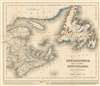 1898 Colton Ohman Map of the Canadian Maritimes w/ Fishing Rights
