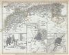 1849 Meyer Map of Barbary Coast: Morocco, Algeria, Tunisia