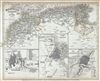1849 Meyer Map of Barbary Coast: Morocco, Algeria, Tunisia