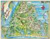 1986 Datz Pictorial Map of Martha's Vineyard, Massachusetts