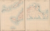 1887 U. S. Geological Survey Map of Martha's Vineyard, Massachusetts (2 Sheets)