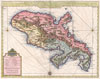 1742 Covens and Mortier Map of Martinique