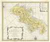 1762 Homann Heirs Map of Martinique, West Indies