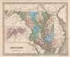 1846 Bradford Map of Maryland