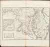 1795 Carey / Lewis Map of Maryland, with the 'City of Washington'