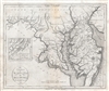 1796 John Reid Map of Maryland and Delaware
