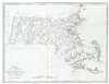 1796 Carey Map of Massachusetts