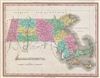 1827 Finley Map of Massachusetts